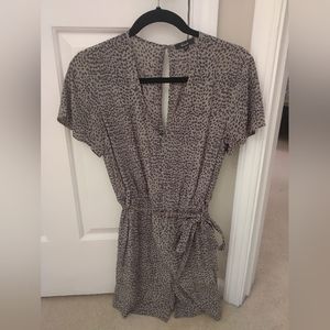Rails Sophia Olive Lynx Romper XS
